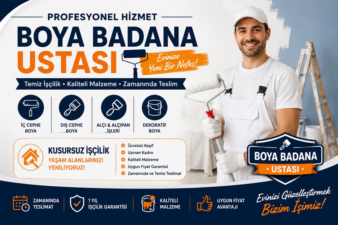 Çukuraltı boya badana ustası – profesyonel boyacı